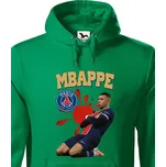 Pánská mikina Kylian Mbappé, Barva Zelená, Velikost L, Canvas Pánská mikina Bezvatriko.cz 2038