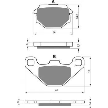 Autodíl Brzdové destičky GOLDFREN 094 K5