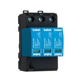 Přepěťová ochrana Hakel Svodič přepětí SPD PV typ 1+2 PIVM PV 1000 Vseries