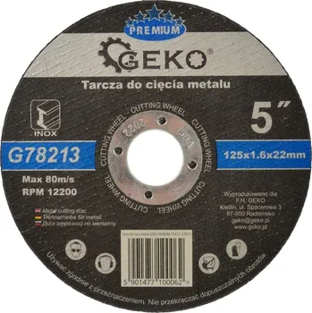Řezný kotouč Geko G78213 125 mm