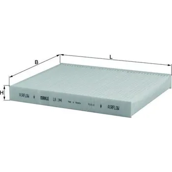 Kabinový filtr Filtr, vzduch v interiéru MAHLE LA 144