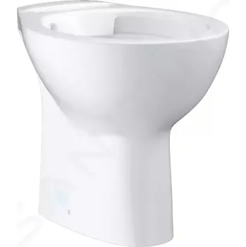 Klozet Grohe Bau Ceramic Stojící WC, Rimless, alpská bílá, 39431000