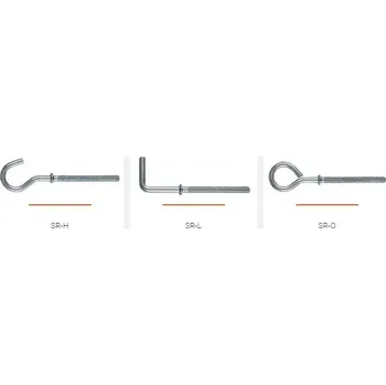 Šroub Háčky, očka a skoby Očko SR-O M6x40 ZB