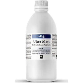 Vallejo 28653 Polyurethane Permanent Varnish Ultra Matt (500ml)