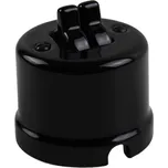 Elhard KN1203B Keramik nástěnný žaluziový ovladač - kulatý, páčka, černý