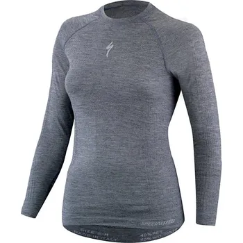 Specialized Seamless Long Sleeve Merino Grey Wmn Velikost: S/M