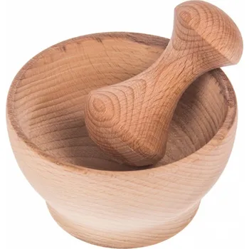 Hmoždíř Dřevěný hmoždíř - průměr 9 cm