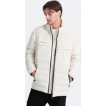 Ombre Zimní bunda OM-JAHP-0150 Écru Regular Fit XL