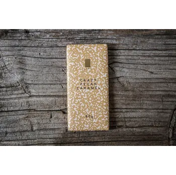 Čokoláda Lyra CRAZY PECAN CARAMEL Mléčná čokoláda s pekanovými ořechy a karamelem 80 g