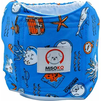 toaleta pro psa MISOKO Pratelné plenky pro psy MISOKO&CO - potisk chobotnice Velikost: XL