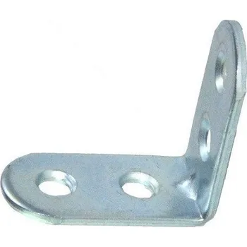 Nábytkové kování Úhelník nábytkový s prolisem 15x20/20 ZB/4,5 mm