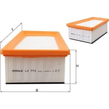 Vzduchový filtr Vzduchový filtr MAHLE LX 773