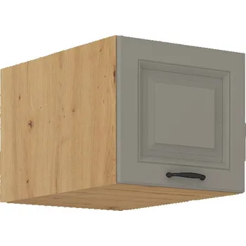 Kuchyňská skříňka LEMPERT Horní skříňka STELLA 55 (40 / 36 / 57 cm) claygrey / dub artisan