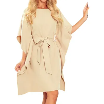 Dámské šaty Dámské motýlí šaty Sofia Barva: Béžová, Velikost: L/XL