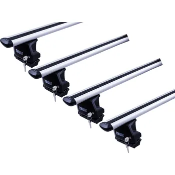 Příčník na automobil Střešní nosiče Ford Transit/Tourneo Custom II 2023-2025 Long (na montážní body) • sada 4 WING EVO příčníků • Thule