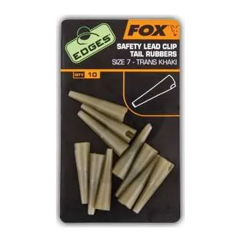 Fox Převleky Edges Safety Lead Clip Tail Rubbers Khaki
