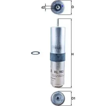 Palivový filtr palivovy filtr MAHLE KL 983D