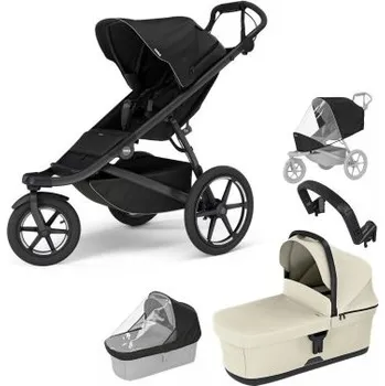 Kočárek Thule Urban Glide 3 Kompletní kočárek + příslušenství - Black/Soft Beige