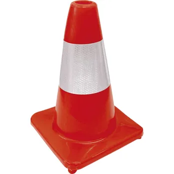 Walteco PE Kužel červenobílý, výška 320 mm, plast