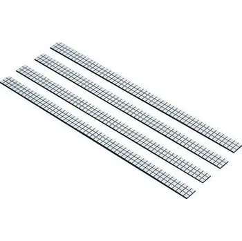 Dekór chrom ohebné pásky, 4 ks