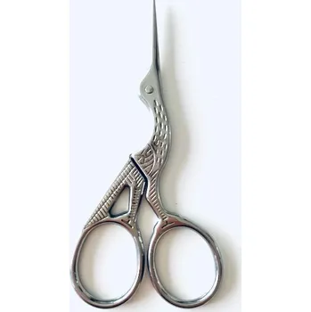 Nůžky čáp stříbrné menší