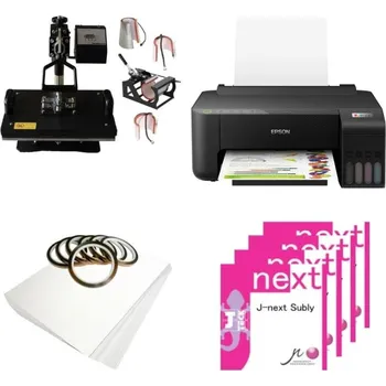 Tiskárna Sublimační sada na potisk triček a hrnků Epson EcoTank L1250 + termolis PRIME Black 5 v 1 29 x 38 cm sublimace termotransfer