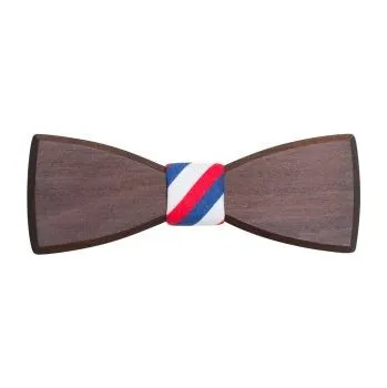 Motýlek Dřevěný motýlek Trikolor pánský s doživotní zárukou a možností výměny či vrácení do 30 dnů zdarma - MTB154