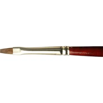 Výtvárné potřeby Plochý štětec LifeColor Pure red sable 2