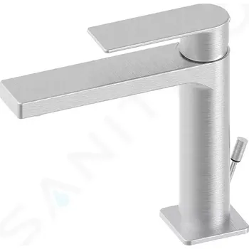 Vodovodní baterie Paffoni Tango Umyvadlová baterie s výpustí, nerez, TA075ST