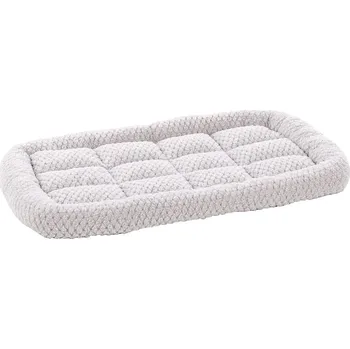 Pelíšek pro psa Polštář FLAMINGO Jacquard oválný šedý 70,5x41,5x8cm