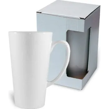 Bílý hrnek Latte 500 ml A+ s krabičkou sublimace termotransfer