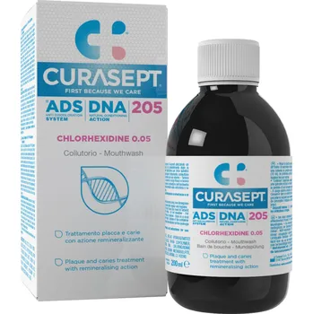 Ústní voda CURASEPT ADS DNA 205 ústní voda pro kompletní ochranu zubů 200 ml
