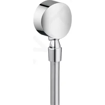 Sprchový držák Hansgrohe Kolínka Připojení hadice Fixfit S se zpětným ventilem a kulovým kloubem, chrom, 27506000