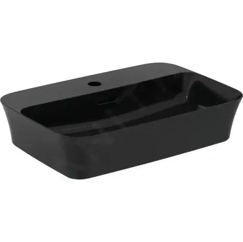 Umyvadlo Ideal Standard Ipalyss Umyvadlo na desku, 55x38 cm, s přepadem, otvor pro baterii, matná černá, E2077V3