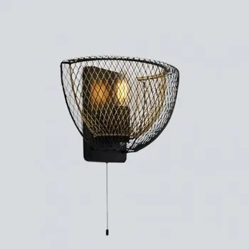 Nástěnné svítidlo Searchlight 6842BGO Honeycomb nástěnné svítidlo černá a zlatá