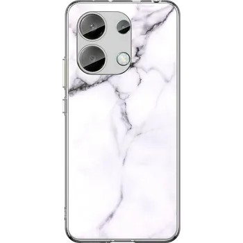 Pouzdro na mobilní telefon Kryt Xiaomi Redmi Note 13 pevný Mramor bílý (obal neboli pouzdro na Xiaomi Redmi Note 13)