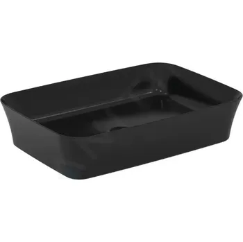 Umyvadlo Ideal Standard Ipalyss Umyvadlo na desku, 55x38 cm, bez přepadu, matná černá, E2076V3