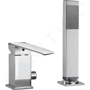 Vodovodní baterie Paffoni Level Baterie na okraj vany, 2-otvorová instalace, chrom, LES041CR