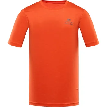Pánské tričko Pánské rychleschnoucí triko Alpine Pro BASIK - oranžová / M