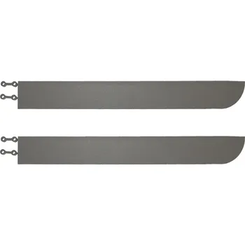 Dlažba SimpleJack Nájezdová rohová lišta Terrasol 38 x 5 x 1 cm - tmavě šedá