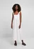 Dámské šaty Urban Classics Ladies 7/8 Length Valance Summer Dress bílé