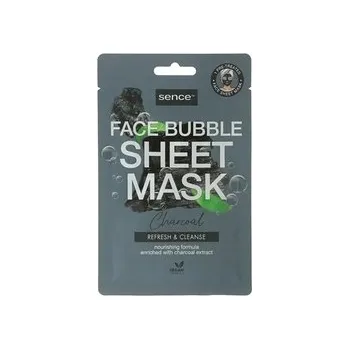 Pleťová maska Sence pleťová maska Bubble Charcoal 20 ml