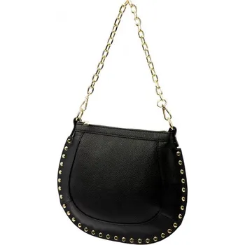 Kabelka Kožená kabelka Luka 24-026 DOLLARO - černá