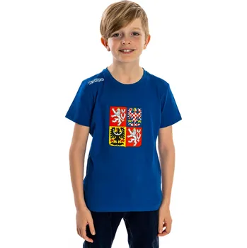 Chlapecké tričko Dětské tričko Kappa Logo Kafers Statní Znak Royal 16Y