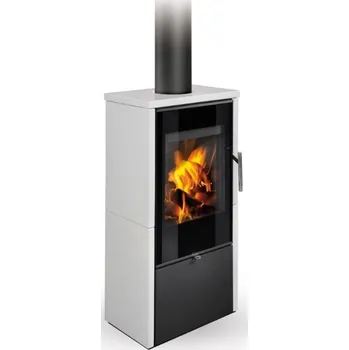 Krbová kamna ROMOTOP LAREDO F 01 krbová kamna 2,0-6,5 kW černá lesklá