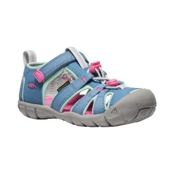 Dětská treková obuv KEEN SEACAMP II CNX K coronet blue/hot pink US 11 / EU 29,0 / UK 10 / 18 cm; Modrá obuv + DÁREK DLE VÝBĚRU!
