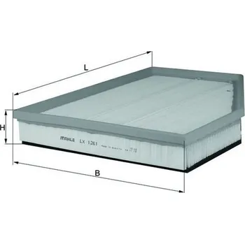 Vzduchový filtr Vzduchový filtr KNECHT LX 1261