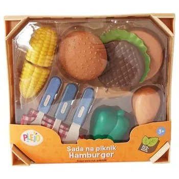 Doplněk pro panenku PLEJO Sada na piknik - hamburger