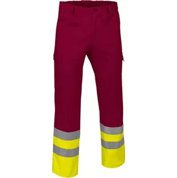 pracovní kraťasy TRAIN reflexní kalhoty S-3XL bordó M 1ks