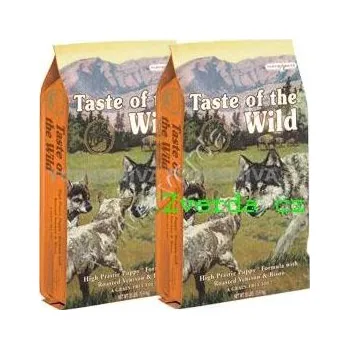 Krmivo pro psa Taste of the Wild High Praire Puppy 12,2kg 2x
